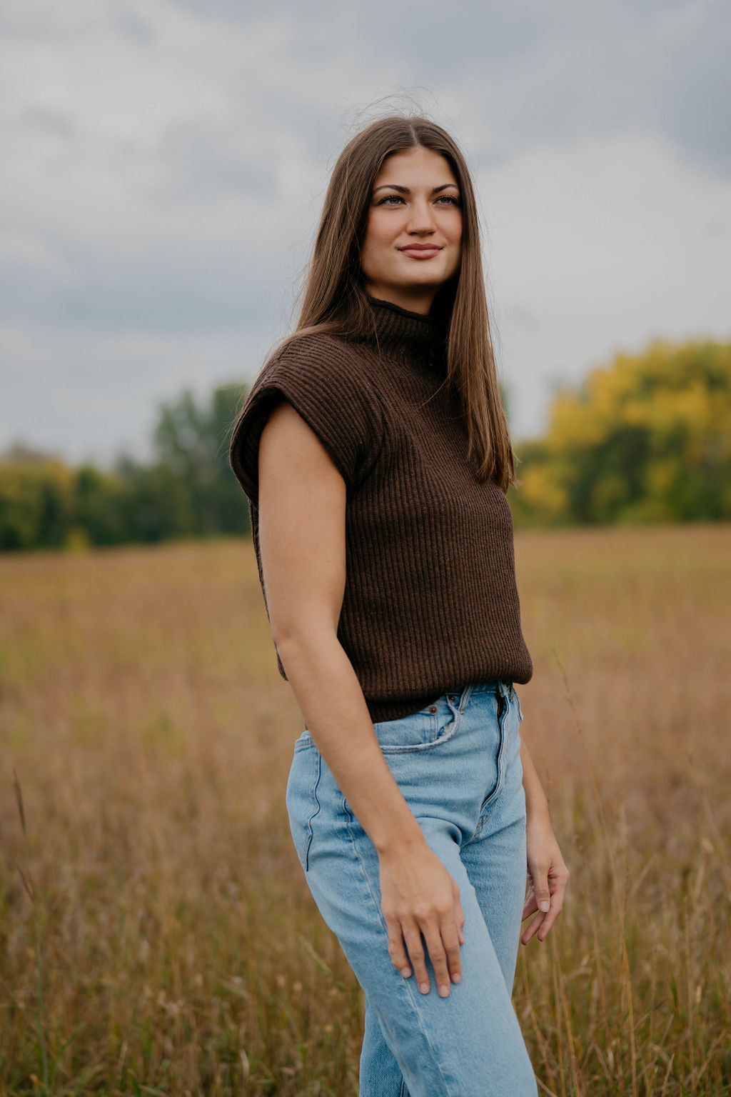 RAE RIBBED SWEATER VEST