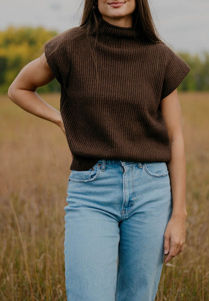 RAE RIBBED SWEATER VEST