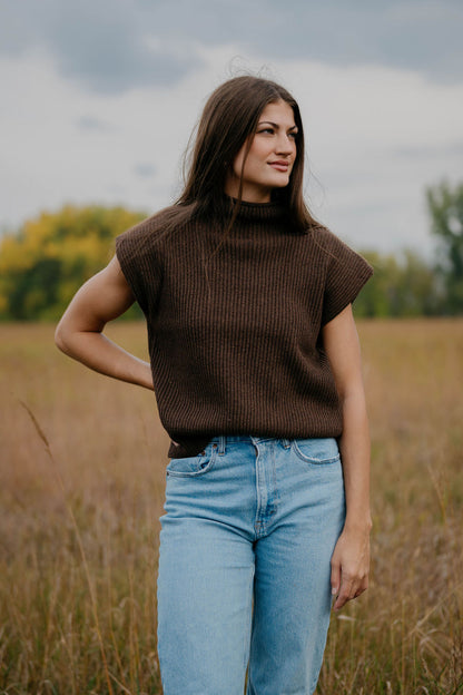 RAE RIBBED SWEATER VEST