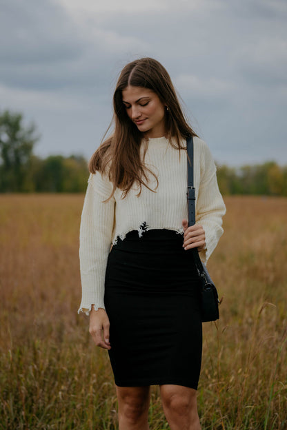 ON THE MOVE BLACK DRESS