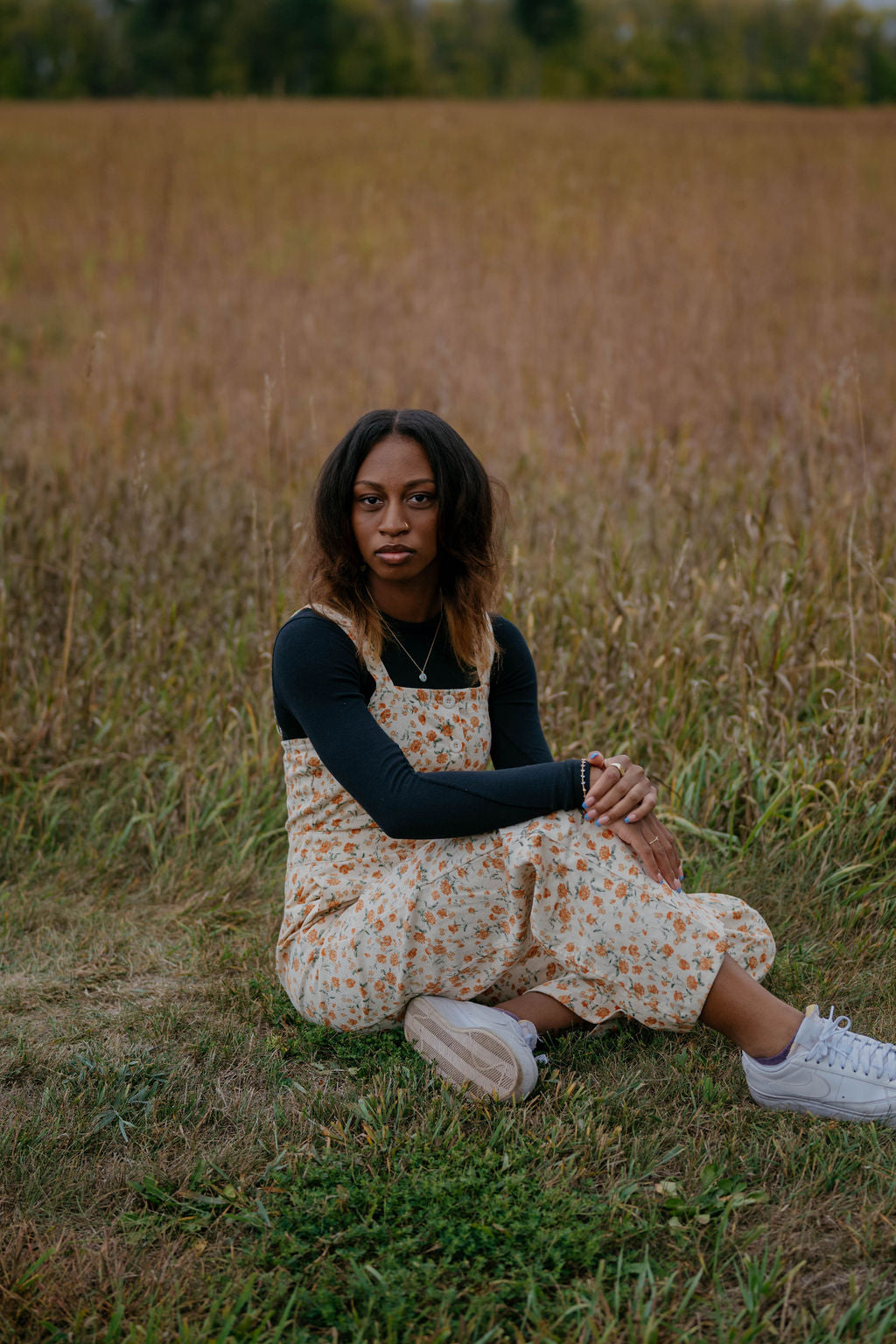 MARIGOLD FIELDS CORDUROY OVERALLS